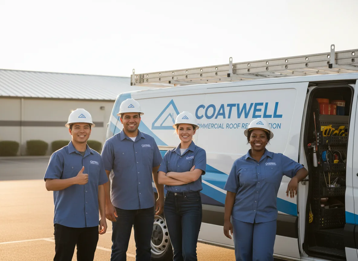 Commercial roof coating company in Cutler, CA